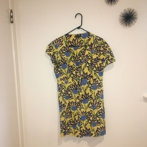 Zara - Yellow Floral Dress